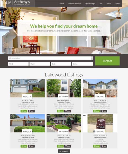 Berwickshire IDX Real Estate WordPress Theme