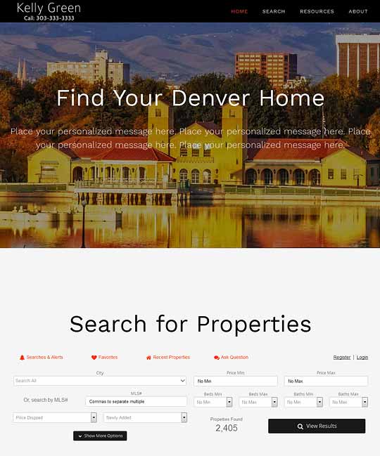 Banffshire IDX Real Estate WordPress Theme